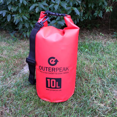 10L Waterproof Dry Bag with Shoulder Strap - OuterPeak