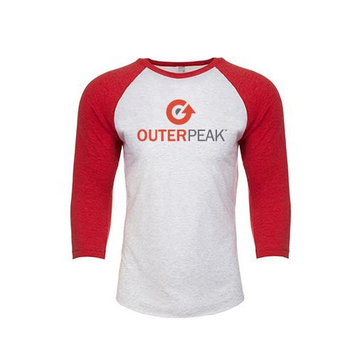 3/4 Sleeve Raglan Logo Unisex Baseball Tee - OuterPeak